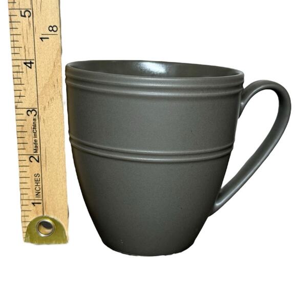 Lenox‎ Kate Spade Mug Fair Harbor Collection Bittersweet Coffee Tea Gray 10oz - Picture 7 of 7